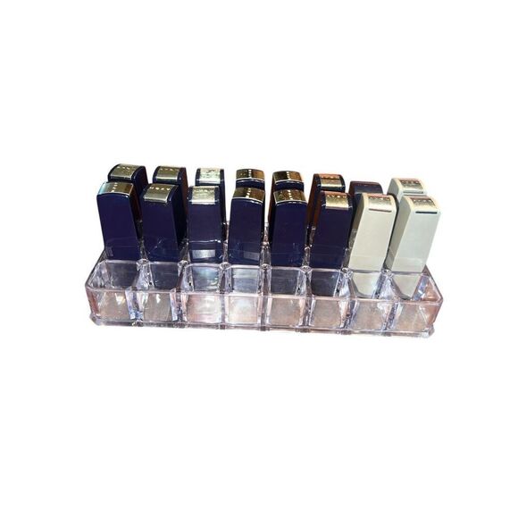 16 Avon Vintage Discontinued Full Size Lipsticks & acrylic lipstick holder - Picture 4 of 10